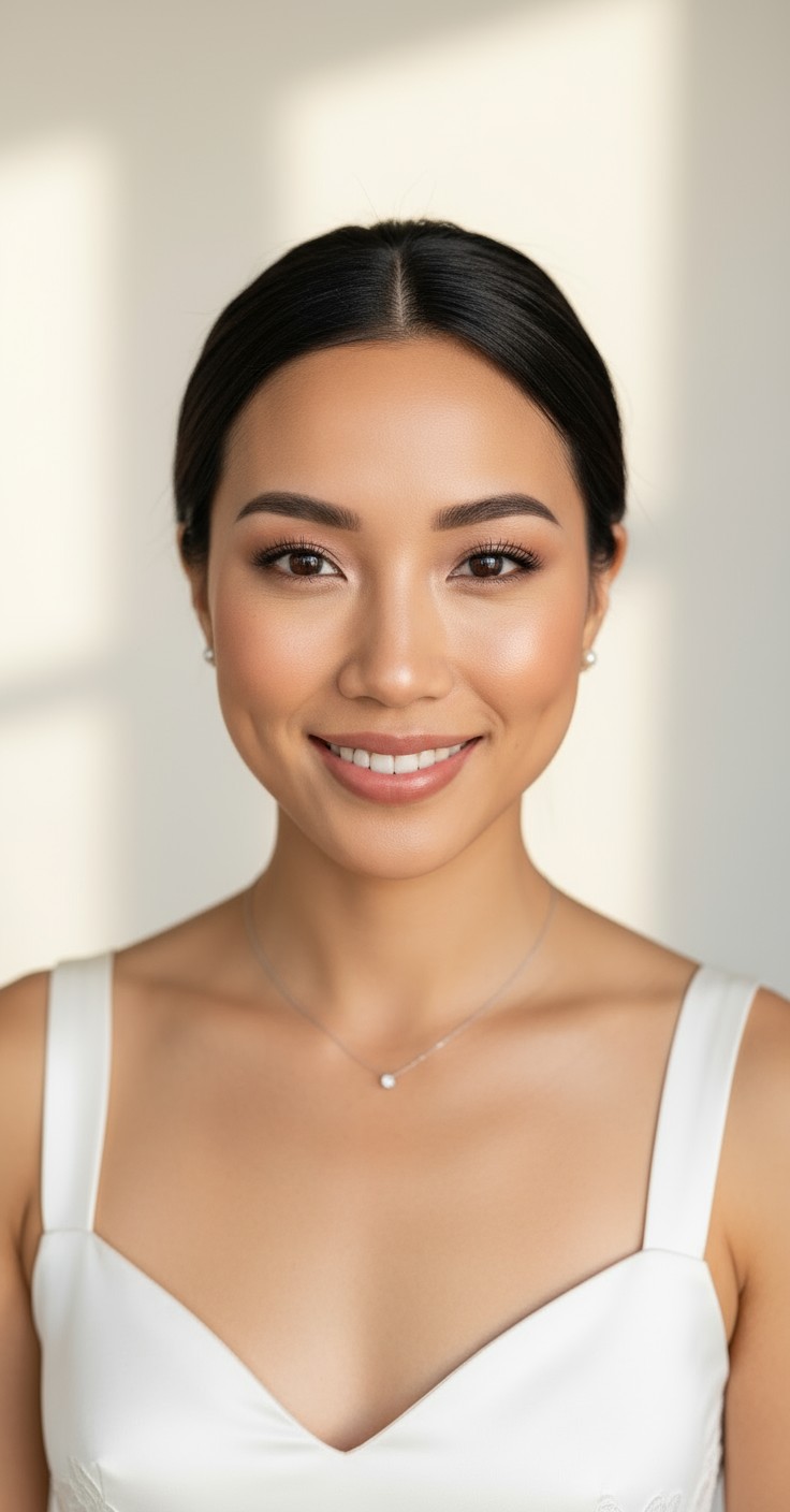 After Bridal Low Bun